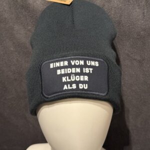 Beanie einer von uns beiden ist klüger als du